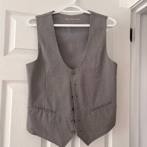 Zara Charcoal Gray Men's Vest